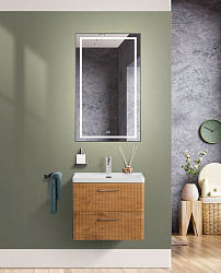 Фото Тумба под раковину BelBagno Due 50 подвесная, Rovere Nature