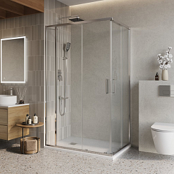 Фото Душевой уголок BelBagno Luce AH-21-100/80-C-Cr