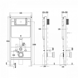 Фото Комплект Point Вега PN48150C (унитаз с инсталляцией, сиденье с микролифтом, клавиша Ника, хром)