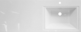 Тумба с раковиной Эстет Dallas Luxe 140 R белая , изображение 8