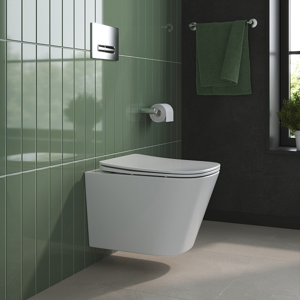 Унитаз подвесной BelBagno Due 2.0 BB7107CHR/SC , изображение 9