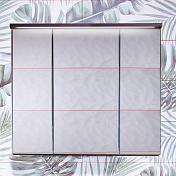 Зеркало-шкаф Бриклаер Кристалл 75 ясень анкор, с подсветкой