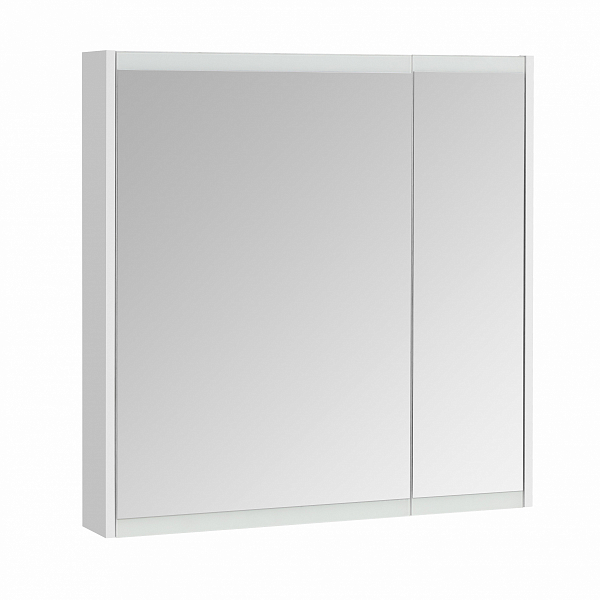 Зеркало-шкаф Aquaton Нортон 80 белый , изображение 1