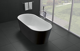 Акриловая ванна BelBagno BB71-1700-NERO-W0 170х80 , изображение 2