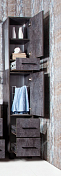 Шкаф-пенал Бриклаер Чили 34 цемент , изображение 4