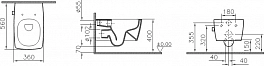 Унитаз подвесной Vitra Metropole 7672B003-1687 с функцией биде , изображение 8