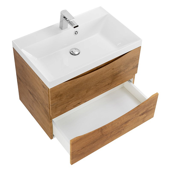 Тумба под раковину BelBagno Marino 70 подвесная, Rovere Nature , изображение 2