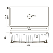 Мойка кухонная Omoikiri Mikura 91-PE pebble , изображение 2