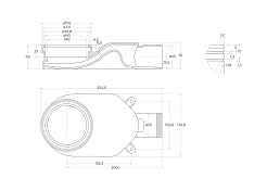 Душевой лоток BelBagno Luce BB-LD-LUCE-70-CR с решеткой 70 см , изображение 5