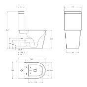 Унитаз-компакт BelBagno Flay-Tor BB2149CP-TOR/BB2149T/BB865SC , изображение 2