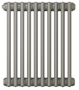 Радиатор Zehnder Charleston Retrofit 3057 - 16 секц. серый, изображение 1