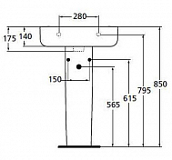Пьедестал для раковины Ideal Standard Connect E797301 , изображение 4