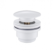 Донный клапан Abber AF0011W для раковины, белый , изображение 1