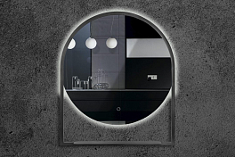 Зеркало Armadi Art Vallessi 80 с полкой, круглое , изображение 2