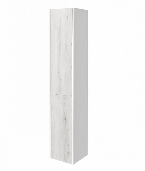 Шкаф-пенал Aquaton Сакура левый ольха наварра, белый , изображение 1