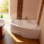 Акриловая ванна Ravak Asymmetric 150х100 R , изображение 2