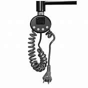Полотенцесушитель электрический Domoterm Калипсо 50х50 L черный , изображение 3