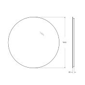 Зеркало BelBagno SPC-INT-900-LED , изображение 7