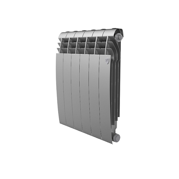 Радиатор Royal Thermo BiLiner 500 Silver Satin - 6 секц., изображение 1