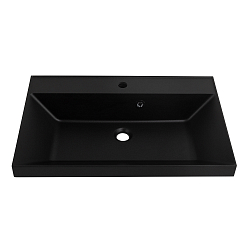 Фото Мебельная раковина BelBagno BB700/450-LV-ART-AST-NERO 70 см