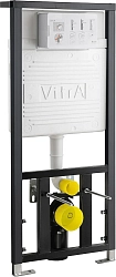 Фото Комплект Vitra S20 9004B003-7202 (унитаз с инсталляцией, сиденье с микролифтом, клавиша хром)