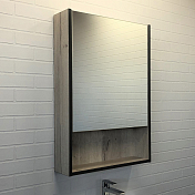Зеркало-шкаф Comforty Вена 55 дуб дымчатый , изображение 3