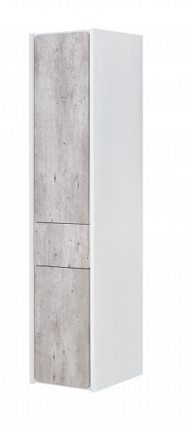 Шкаф-пенал Roca Ronda L белый матовый/бетон , изображение 4