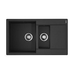 Фото Мойка кухонная Omoikiri Daisen 86-2-BL черный
