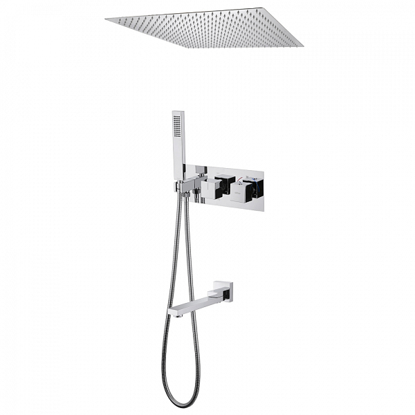 Душевой комплект Abber Daheim AF8254 хром , изображение 1