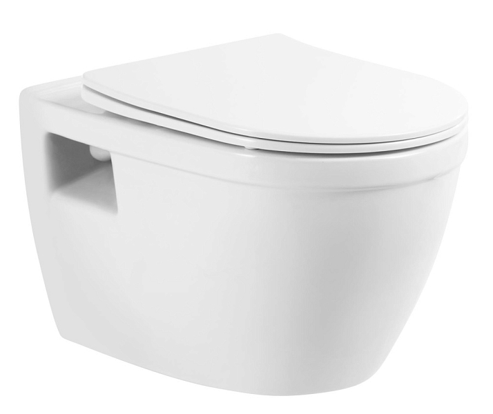 Унитаз подвесной BelBagno Loto BB070CHR/SC безободковый , изображение 1