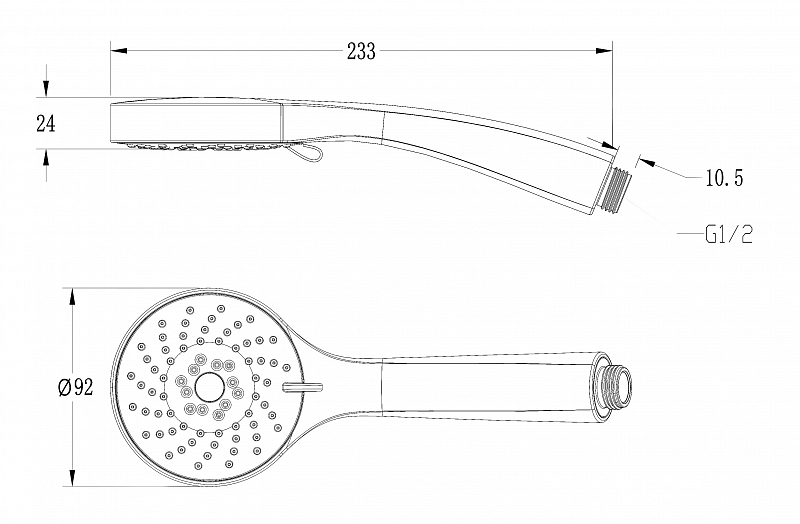 Душевая лейка Lemark LM0813C , изображение 2