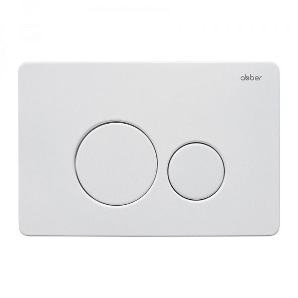 Кнопка смыва Abber AC0121MW , изображение 1
