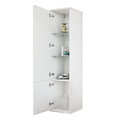 Шкаф-пенал Sanflor Ванесса L подвесной, белый , изображение 2