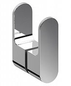 Дверь для душевого уголка Ravak CRV1-90 Transparent, профиль блестящий, изображение 4