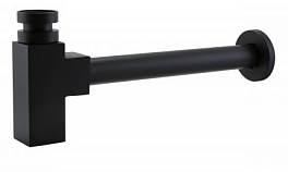Сифон BelBagno BB-SMQ2-NERO для раковины черный, изображение 1