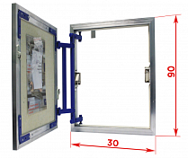 Ревизионный люк Lyuker AL-KR 90x30, настенный , изображение 10