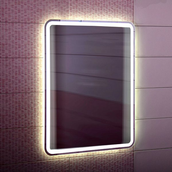 Зеркало Бриклаер Эстель-1 60 с подсветкой, и ифракрасным выключателем , изображение 2