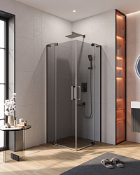 Фото Душевой уголок Cezares Slider SLIDER-A-2-70/80-GRIGIO-GM
