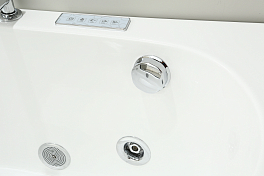 Акриловая ванна Black&White Galaxy 500800L 160x100 L , изображение 8