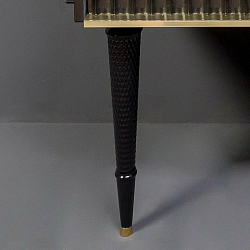 Фото Ножки для мебели Armadi Art Vallessi Avantgarde Denti черные 35,5 см