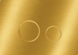 Кнопка смыва KK-POL Aquaflori Sfera 350/AFS/053-00-00 золото матовое , изображение 1
