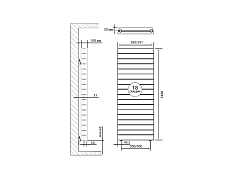 Радиатор Royal Thermo PianoForte Tower Noir Sable - 18 секц., изображение 3