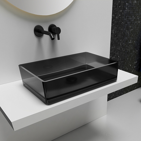 Раковина Abber Kristall AT2803Onyx 60 см , изображение 1