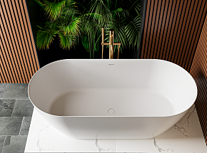 Фото Ванна из искусственного камня Cezares Solid Surface CZR-RELAX-170-80-57-SSB 170x80