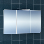 Зеркало-шкаф СаНта Стандарт 120 с подсветкой