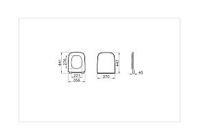 Фото Крышка-сиденье Vitra Integra Square 191-003-009 с микролифтом