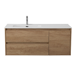 Фото Тумба под раковину BelBagno Kraft 120 L подвесная, Rovere Nebrasca Nature