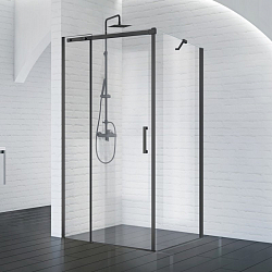 Фото Душевой уголок BelBagno Acqua AH-1-120/90-C-NERO