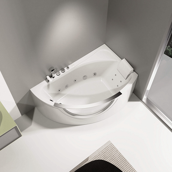 Акриловая ванна Orans BT 62 BT-62110R 160x100 правая , изображение 3