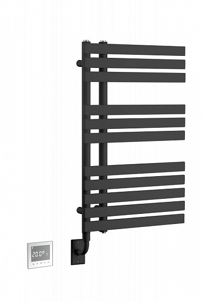 Полотенцесушитель электрический Boheme Venturo 50x90 черный , изображение 1